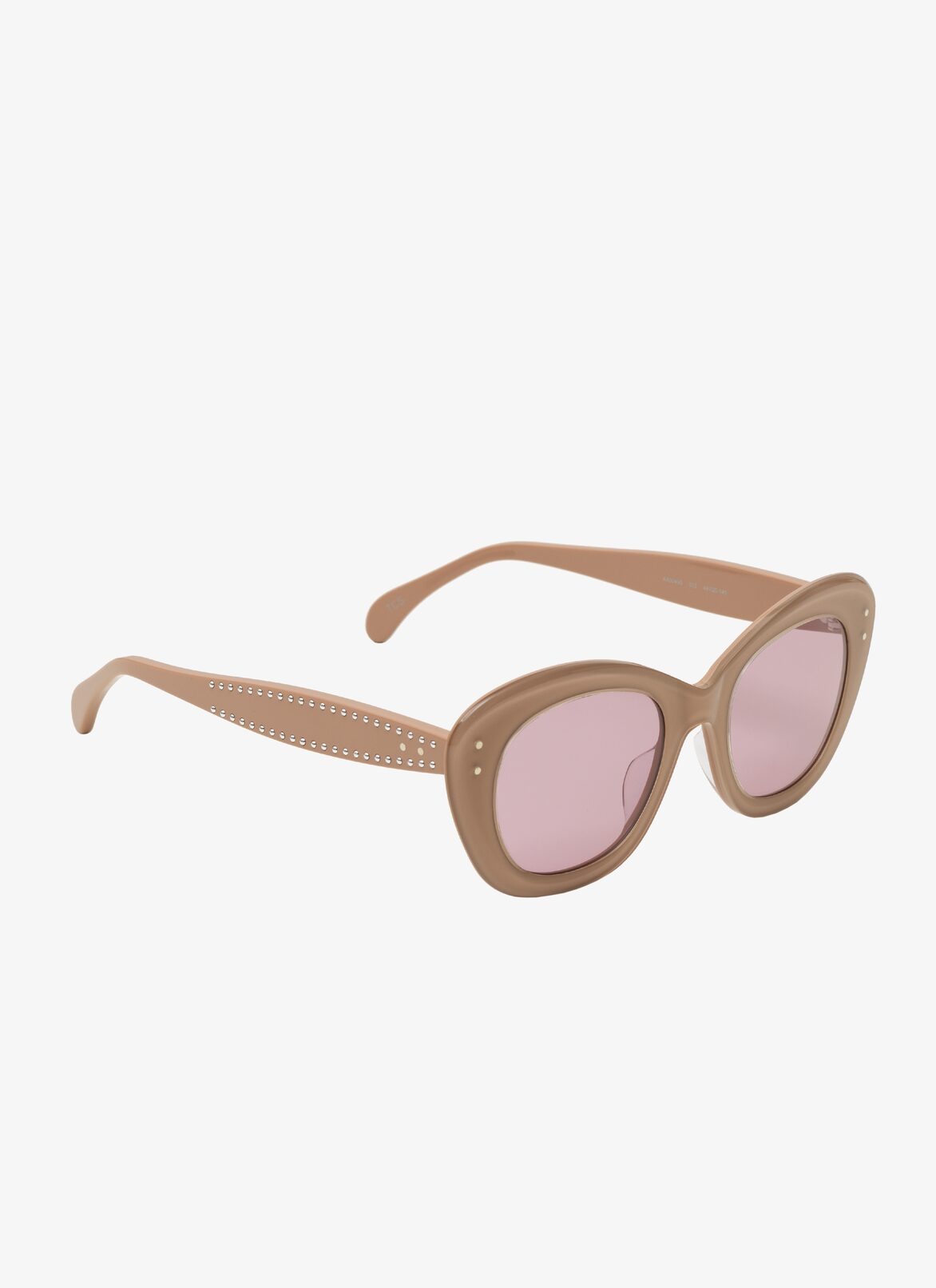 BEIGE SUNGLASSES ALAÏA PALE PINK/VIOLET BEIGE SUNGLASSES